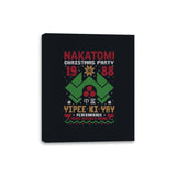 Nakatomi Christmas Party - Canvas Wraps Canvas Wraps RIPT Apparel 8x10 / Black