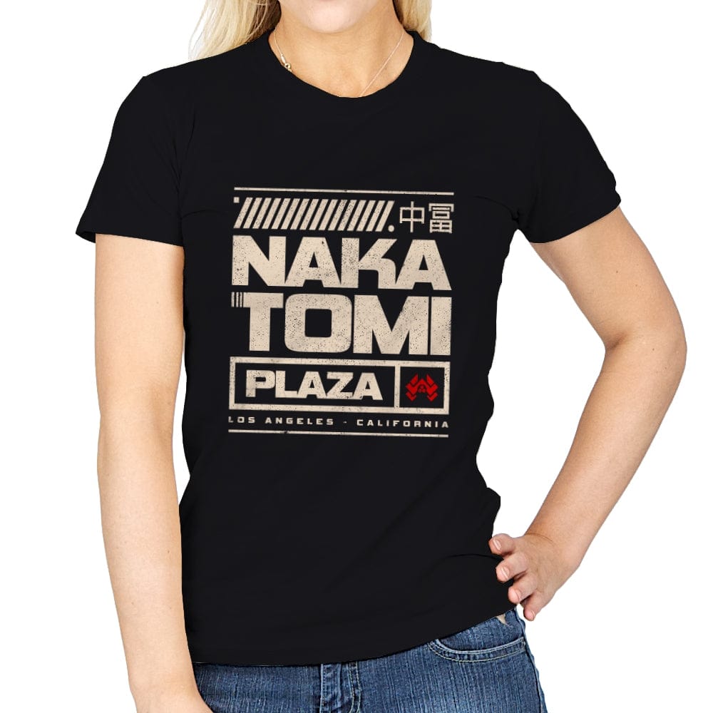Nakatomi Plaza - Womens T-Shirts RIPT Apparel Small / Black