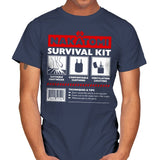 Nakatomi Survival Kit - Mens T-Shirts RIPT Apparel Small / Navy