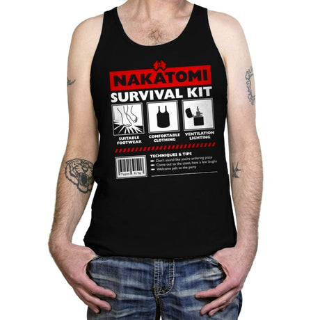 Nakatomi Survival Kit - Tanktop Tanktop RIPT Apparel X-Small / Black