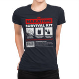 Nakatomi Survival Kit - Womens Premium T-Shirts RIPT Apparel Small / Midnight Navy