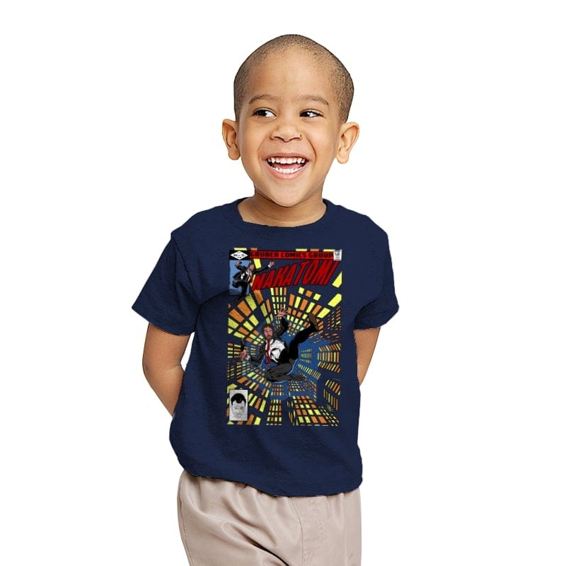 Nakatomi - Youth T-Shirts RIPT Apparel X-small / Navy