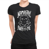 Namastay Away From Me - Womens Premium T-Shirts RIPT Apparel Small / Black