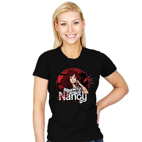 Nancy - Womens T-Shirts RIPT Apparel Small / Black