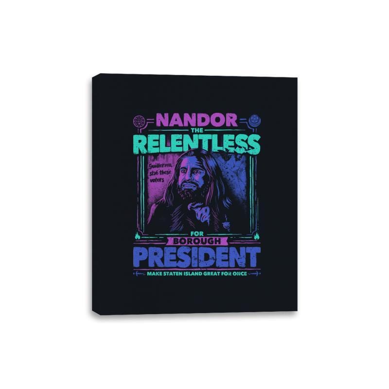 Nandor for Beep - Canvas Wraps Canvas Wraps RIPT Apparel 8x10 / Black