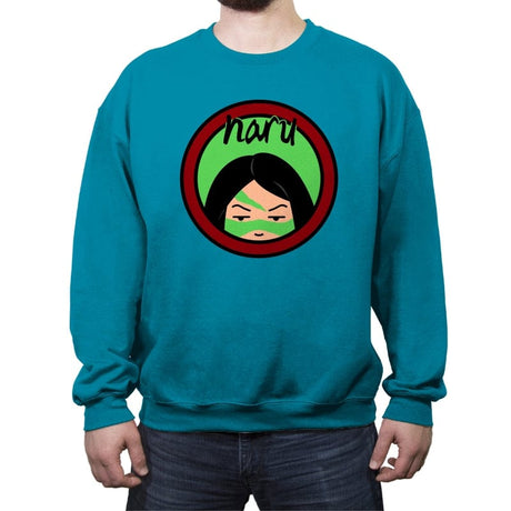 Naru - Crew Neck Sweatshirt Crew Neck Sweatshirt RIPT Apparel Small / Antique Sapphire