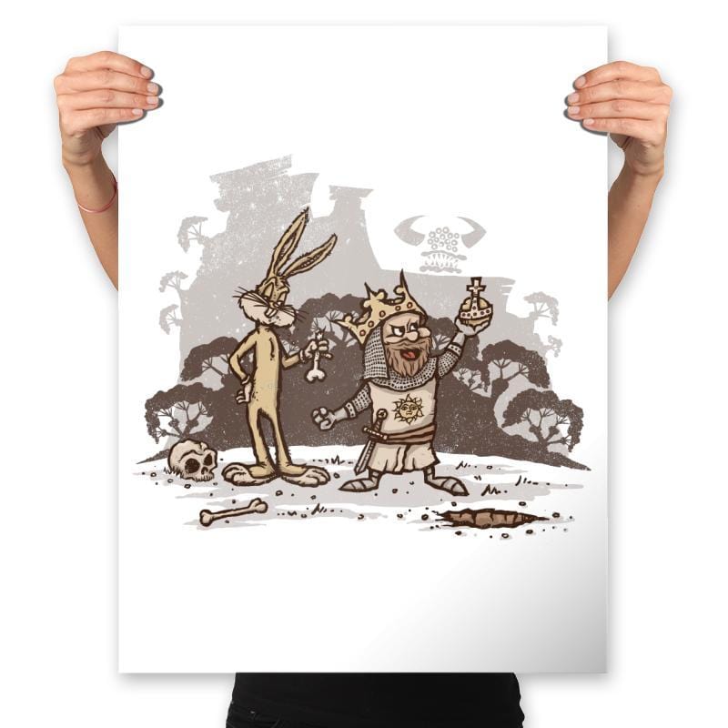 Nasty Killer Wabbit - Prints Posters RIPT Apparel 18x24 / White
