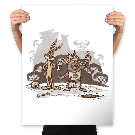 Nasty Killer Wabbit - Prints Posters RIPT Apparel 18x24 / White