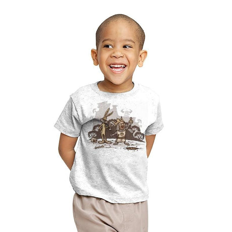 Nasty Killer Wabbit - Youth T-Shirts RIPT Apparel X-small / White