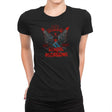 Nat's School for Assassins Exclusive - Womens Premium T-Shirts RIPT Apparel Small / Black