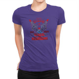 Nat's School for Assassins Exclusive - Womens Premium T-Shirts RIPT Apparel Small / Purple Rush