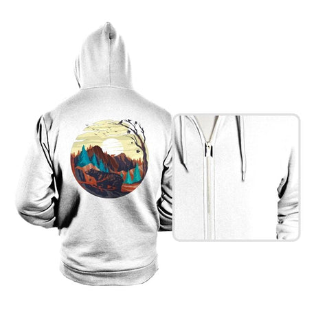 Nature Chill - Hoodies Hoodies RIPT Apparel Small / White