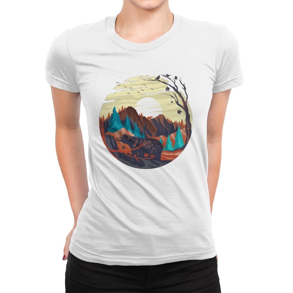 Nature Chill - Womens Premium T-Shirts RIPT Apparel Small / White