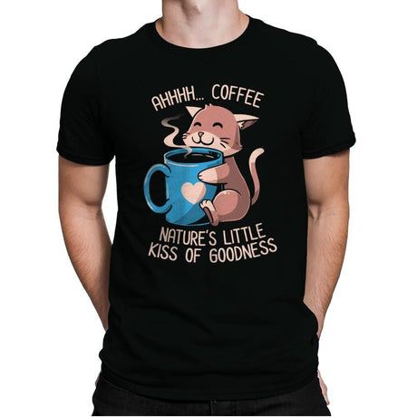 Nature's Little Kiss of Goodness - Mens Premium T-Shirts RIPT Apparel Small / Black