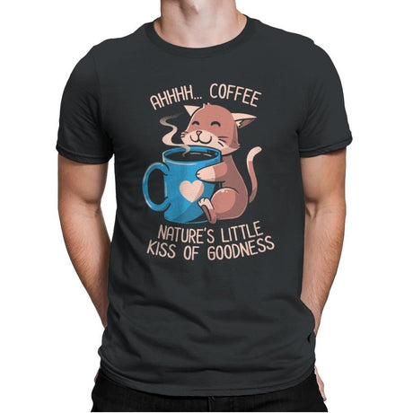 Nature's Little Kiss of Goodness - Mens Premium T-Shirts RIPT Apparel Small / Heavy Metal