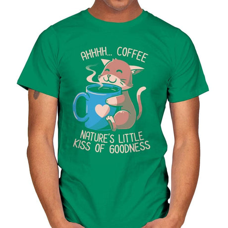 Nature's Little Kiss of Goodness - Mens T-Shirts RIPT Apparel Small / Kelly