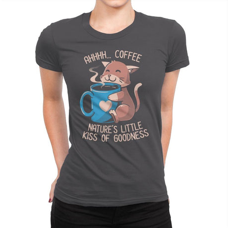 Nature's Little Kiss of Goodness - Womens Premium T-Shirts RIPT Apparel Small / Heavy Metal