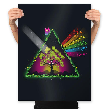 Nature's Prism - Prints Posters RIPT Apparel 18x24 / Black