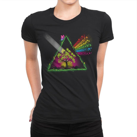 Nature's Prism - Womens Premium T-Shirts RIPT Apparel Small / Black
