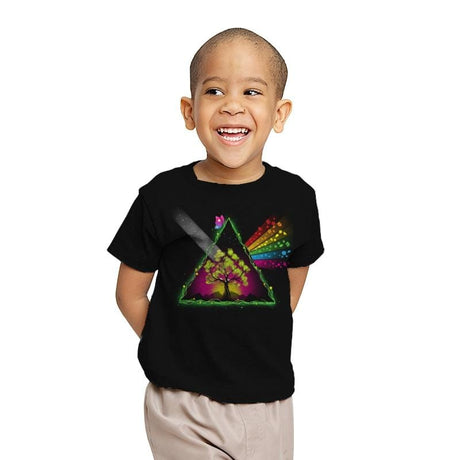 Nature's Prism - Youth T-Shirts RIPT Apparel X-small / Black
