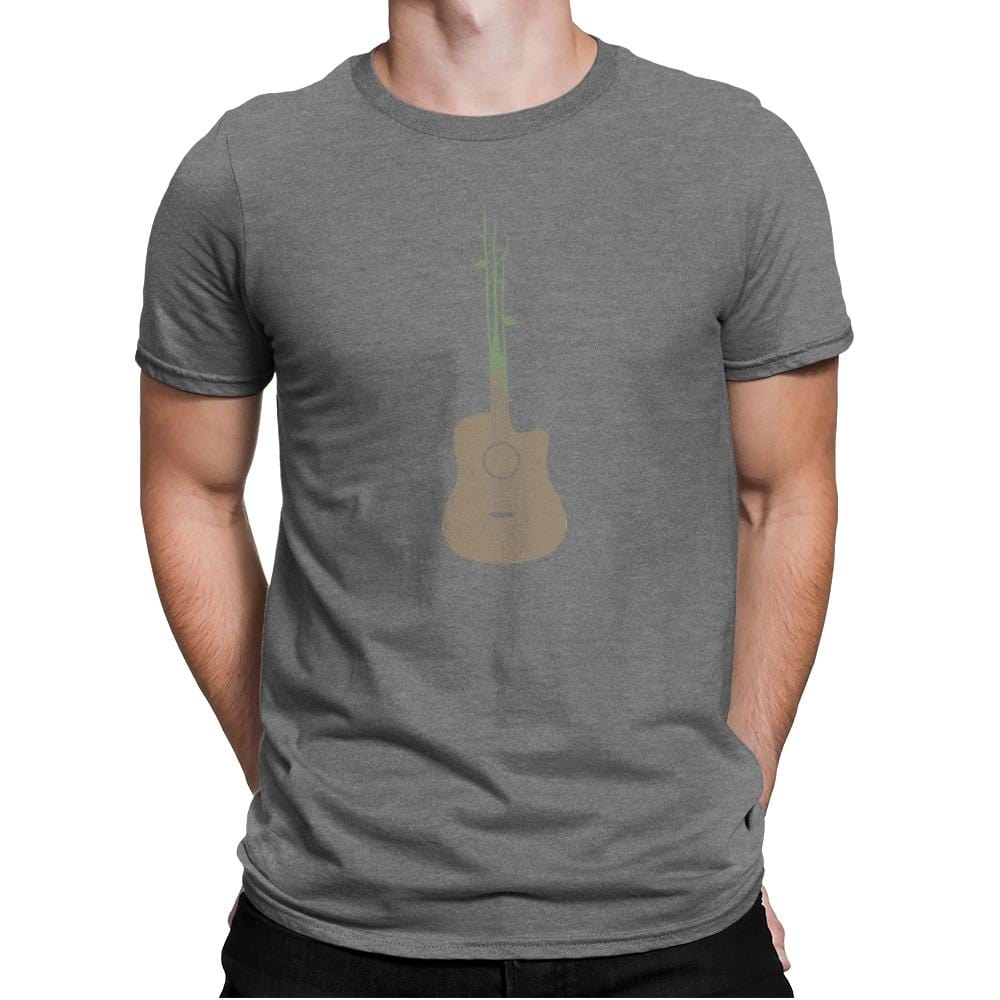 Natures Guitar Exclusive - Mens Premium T-Shirts RIPT Apparel Small / Heather Grey