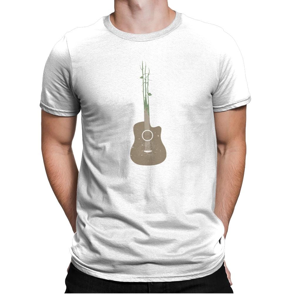 Natures Guitar Exclusive - Mens Premium T-Shirts RIPT Apparel Small / White
