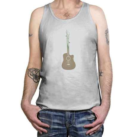 Natures Guitar Exclusive - Tanktop Tanktop RIPT Apparel X-Small / Silver