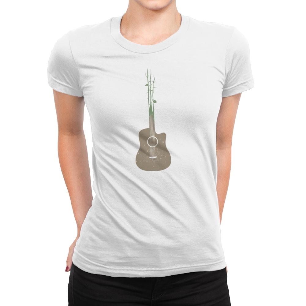 Natures Guitar Exclusive - Womens Premium T-Shirts RIPT Apparel Small / White