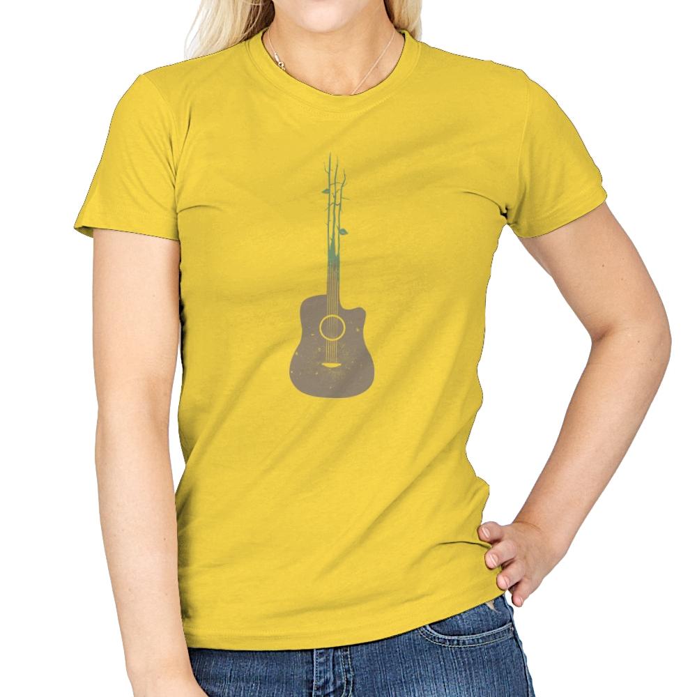 Natures Guitar Exclusive - Womens T-Shirts RIPT Apparel Small / Daisy