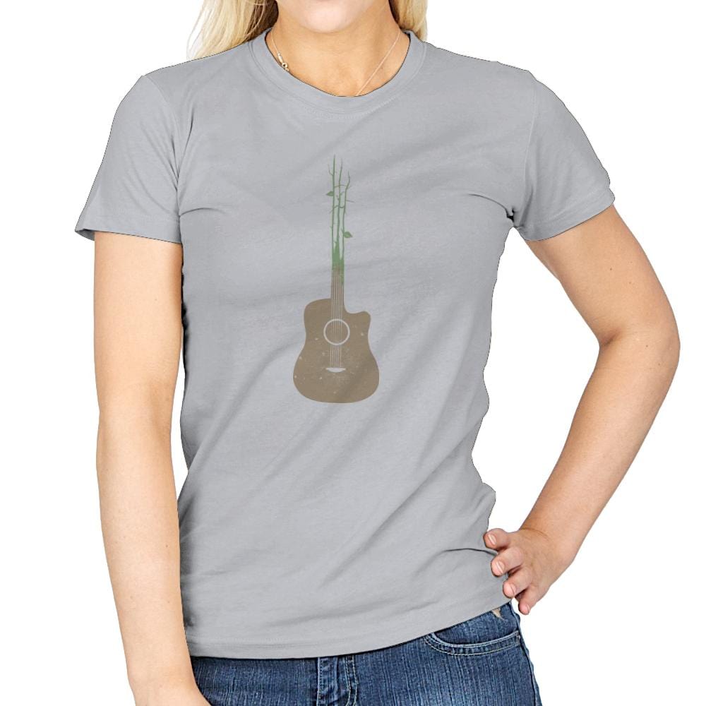 Natures Guitar Exclusive - Womens T-Shirts RIPT Apparel Small / Sport Grey