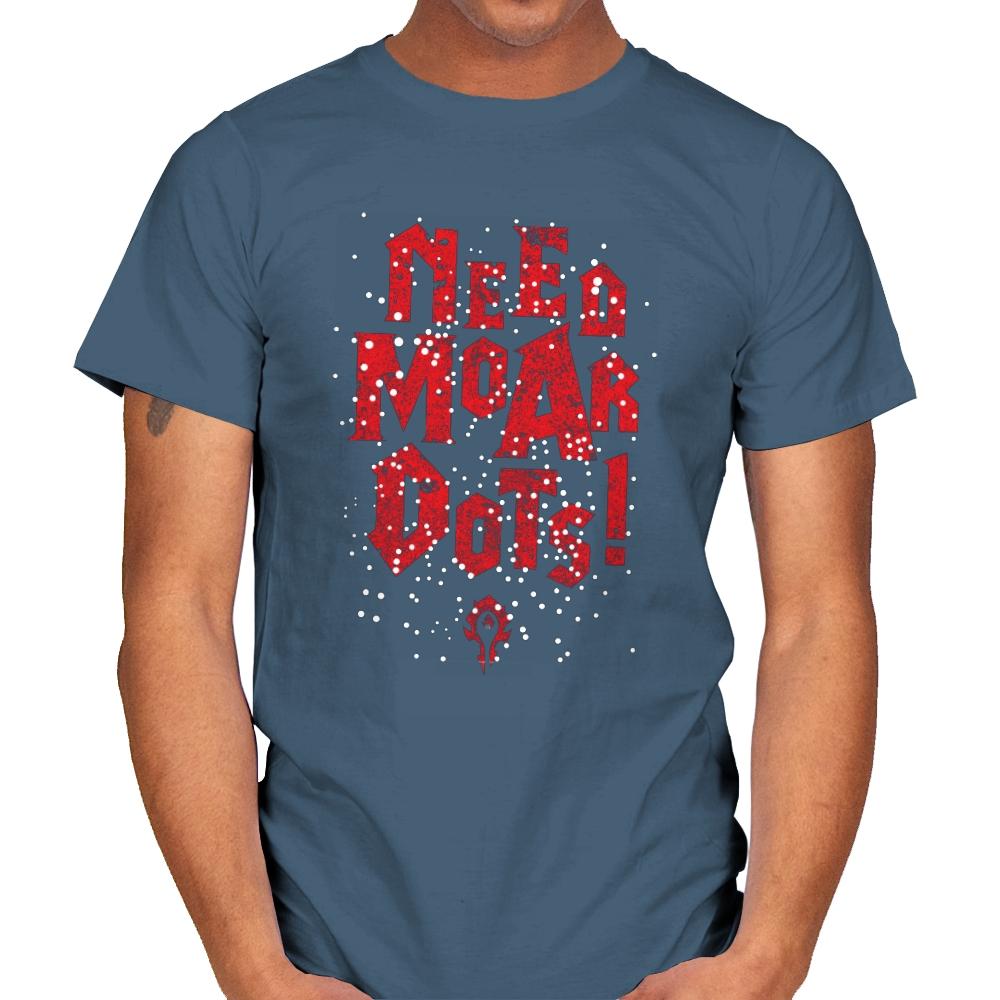 Need Moar Dots - Mens T-Shirts RIPT Apparel Small / Indigo Blue