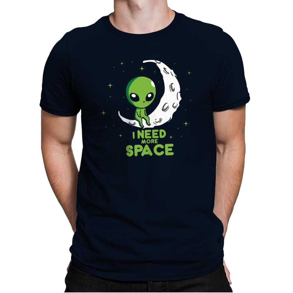 Need More Space - Mens Premium T-Shirts RIPT Apparel Small / Midnight Navy