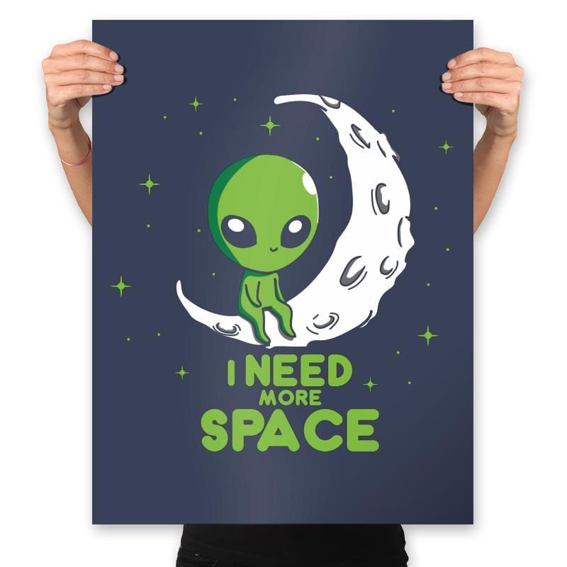 Need More Space - Prints Posters RIPT Apparel 18x24 / Navy