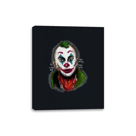 Negative Thought - Canvas Wraps Canvas Wraps RIPT Apparel 8x10 / 151515