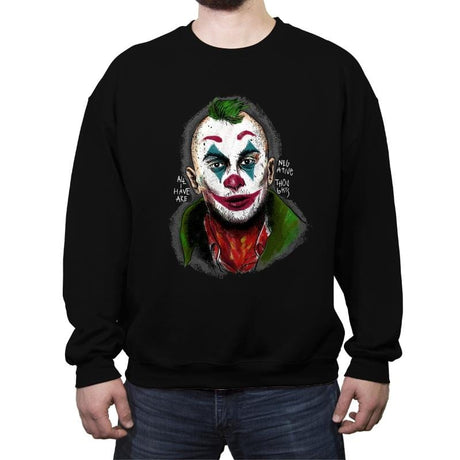 Negative Thought - Crew Neck Sweatshirt Crew Neck Sweatshirt RIPT Apparel Small / 151515