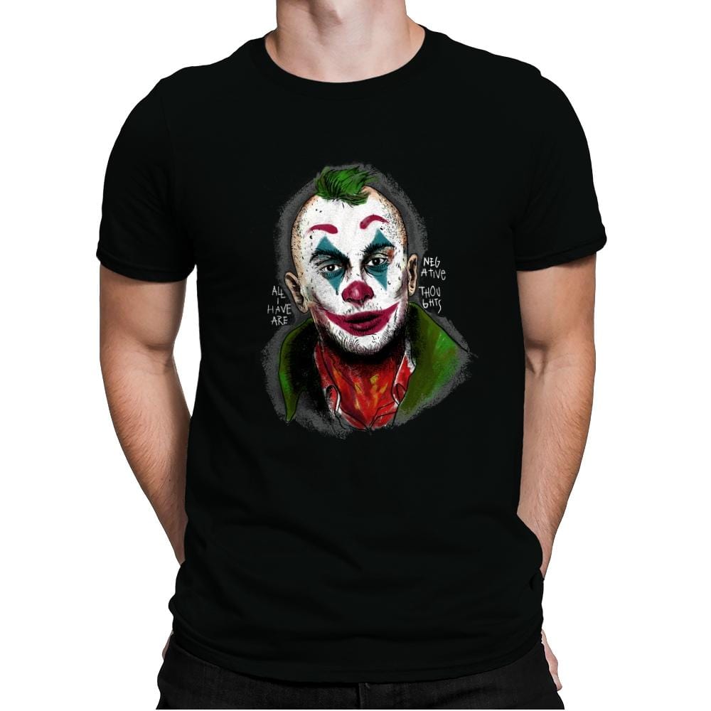 Negative Thought - Mens Premium T-Shirts RIPT Apparel Small / 151515