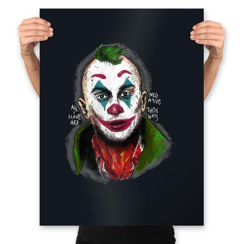 Negative Thought - Prints Posters RIPT Apparel 18x24 / 151515