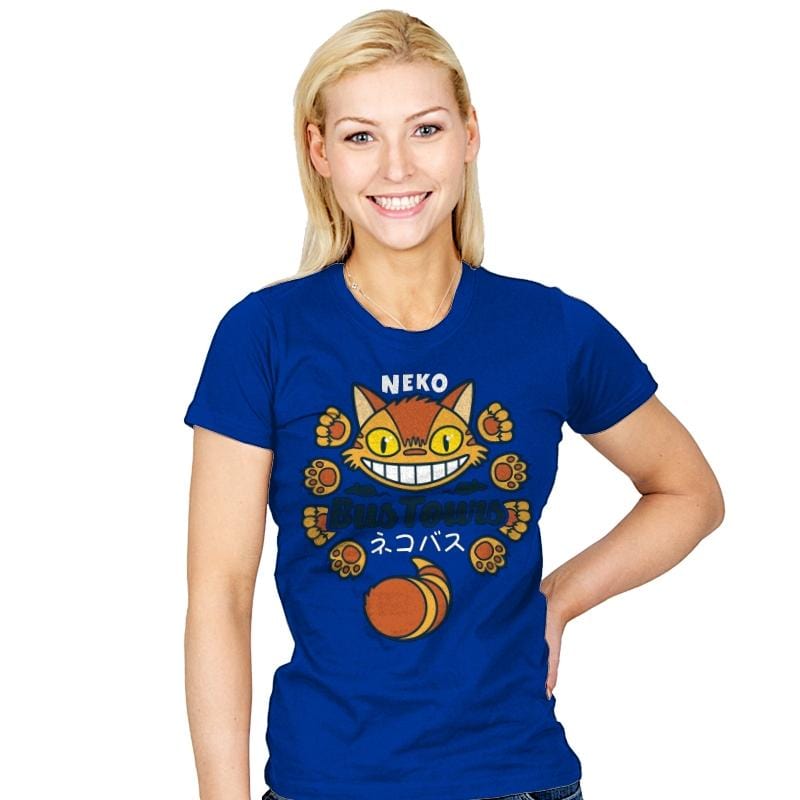 Neko Bus Tours - Womens T-Shirts RIPT Apparel
