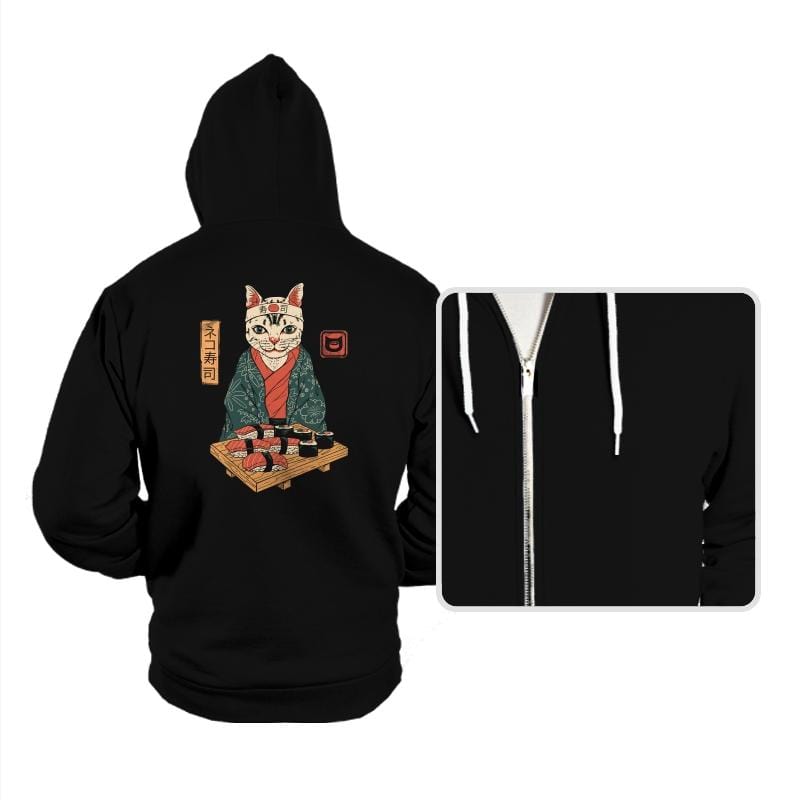 Neko Sushi Bar - Hoodies Hoodies RIPT Apparel