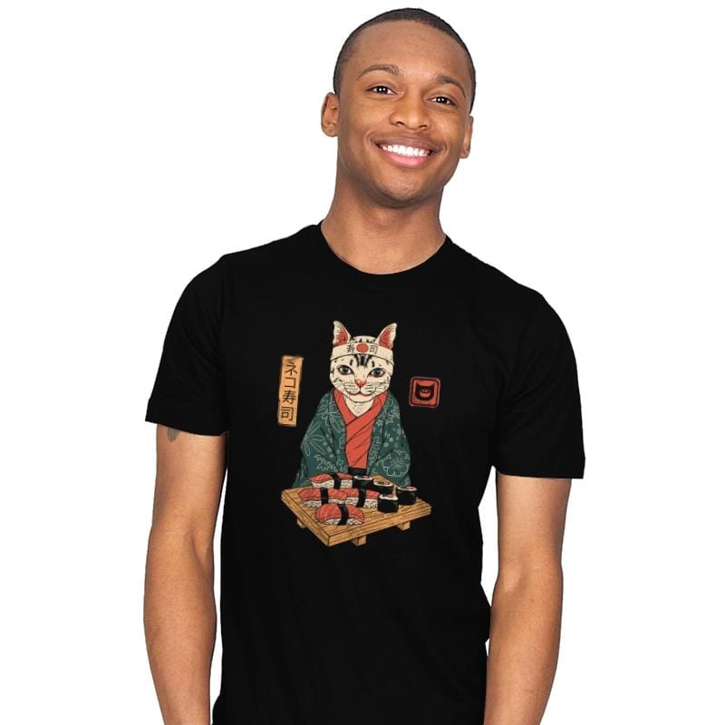 Neko Sushi Bar - Mens T-Shirts RIPT Apparel