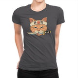 Neko Sushi Catana - Womens Premium T-Shirts RIPT Apparel Small / Heavy Metal