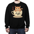 Nekoffee  - Crew Neck Sweatshirt Crew Neck Sweatshirt RIPT Apparel Small / Black