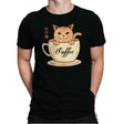 Nekoffee  - Mens Premium T-Shirts RIPT Apparel Small / Black