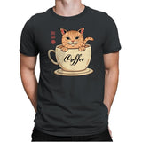Nekoffee  - Mens Premium T-Shirts RIPT Apparel Small / Heavy Metal
