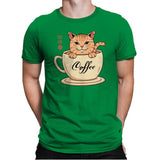 Nekoffee  - Mens Premium T-Shirts RIPT Apparel Small / Kelly
