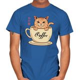 Nekoffee  - Mens T-Shirts RIPT Apparel Small / Royal