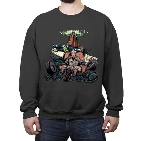 Neo Buster - Crew Neck Sweatshirt Crew Neck Sweatshirt RIPT Apparel Small / Charcoal