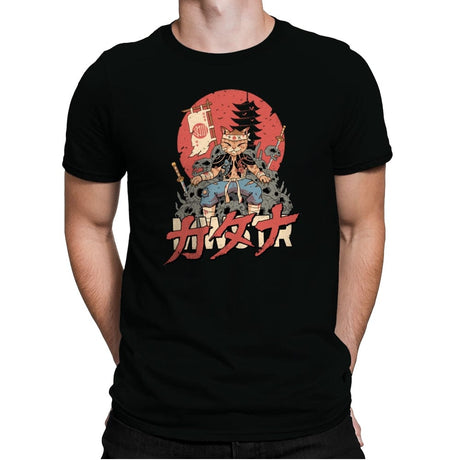 Neo Kyoto Catana - Mens Premium T-Shirts RIPT Apparel Small / Black