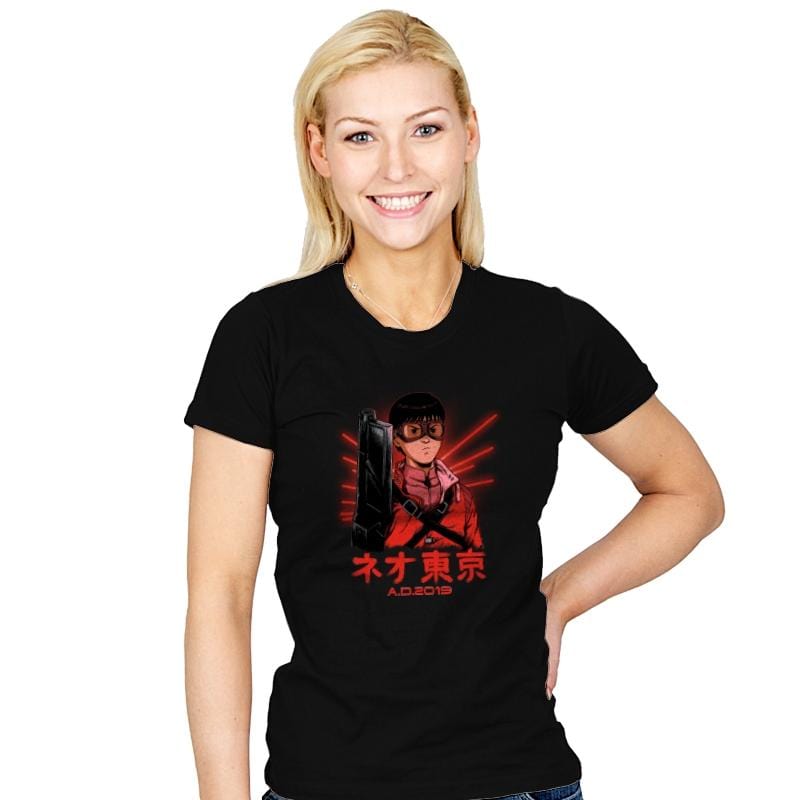 Neo Tokyo A.D. 2019 - Womens T-Shirts RIPT Apparel Small / Black