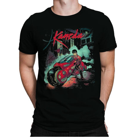 Neo-Tokyo Rain - Anytime - Mens Premium T-Shirts RIPT Apparel Small / Black